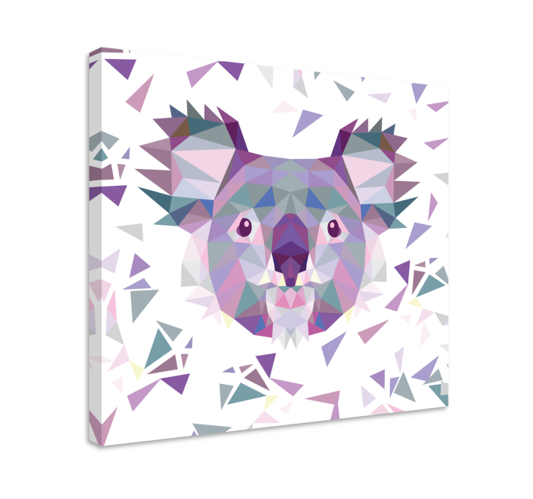 Wandbild Tier Geometrisch-tier großer koala - TenStickers