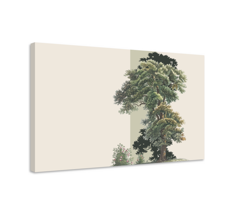 Wandbild baum regal baum umriss - TenStickers