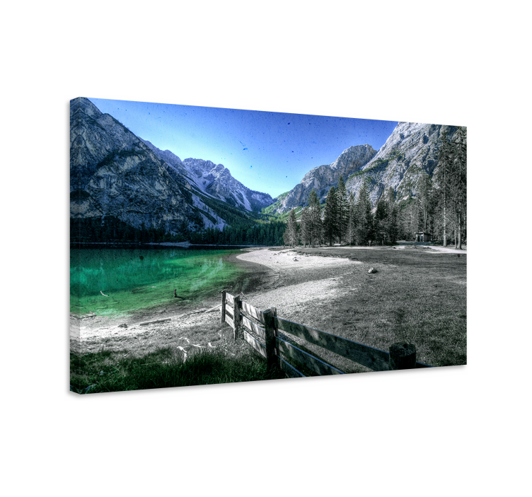 Wandbilder landschaft bergsee ruhe - TenStickers