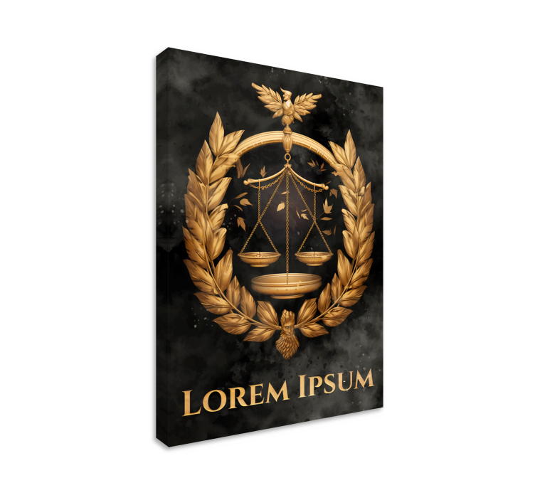 Moderne Wandbilder Büro gerechtigkeitsausgleich - TenStickers