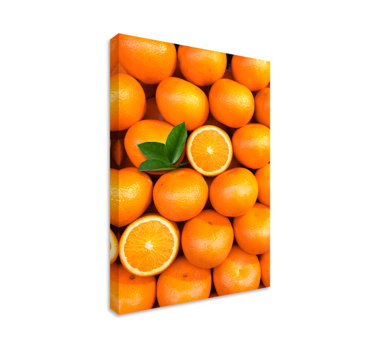 Leinwandbild Obst orangen - TenStickers