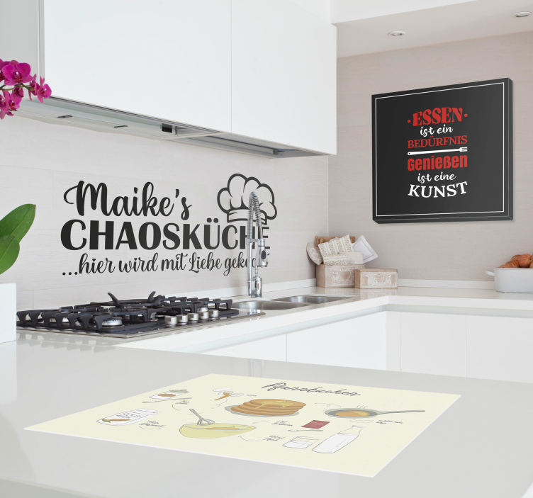 Wandbilder Essen ist ein Bedürfnis - TenStickers