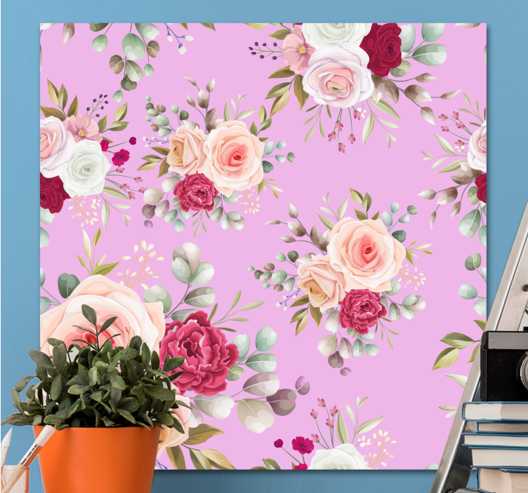 Leinwandbild blumenarrangement - TenStickers