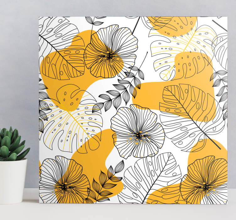 Leinwandbild skandinavisch Estilo nórdico planta tropisch - TenStickers