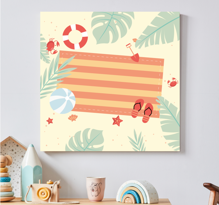 Leinwandbild mit strandmotiven - TenStickers