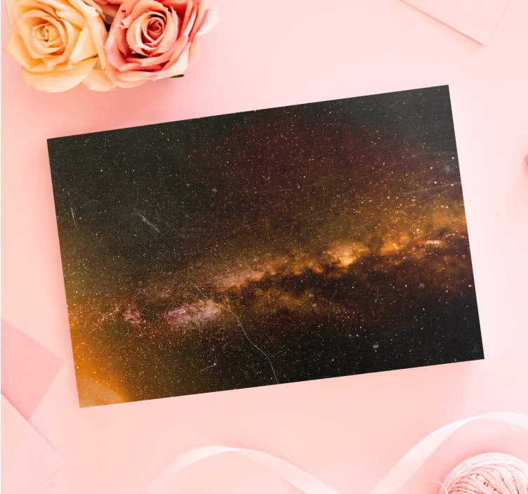 Leinwandbild ornament kosmische galaxie szene - TenStickers