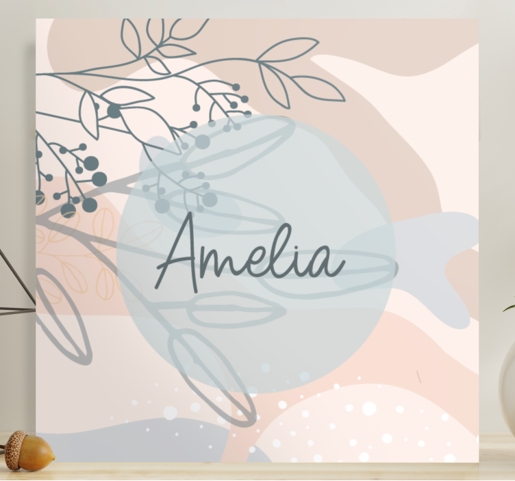 Leinwandbild personalisiert amelia's druck - TenStickers