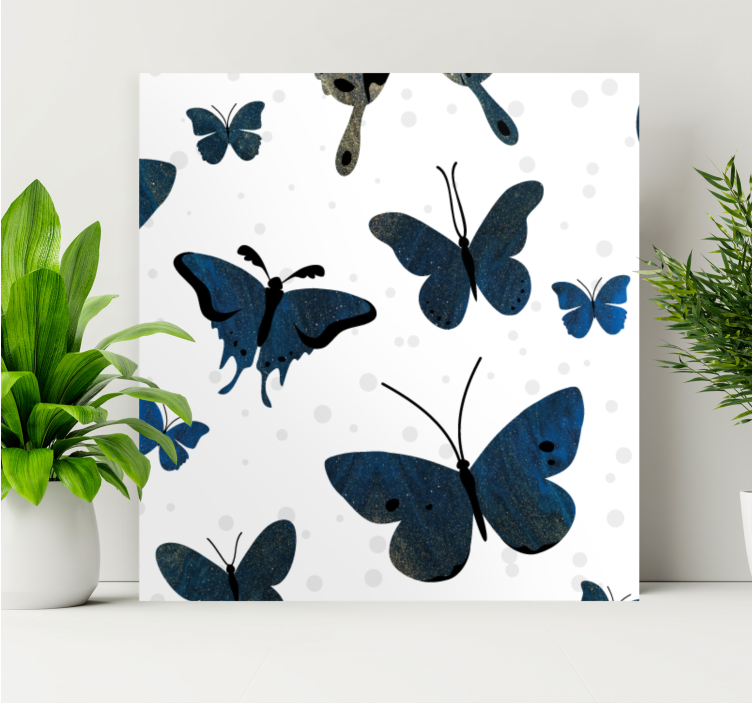 Wandbild Schmetterling verschiedene schmetterlingsmuster - TenStickers