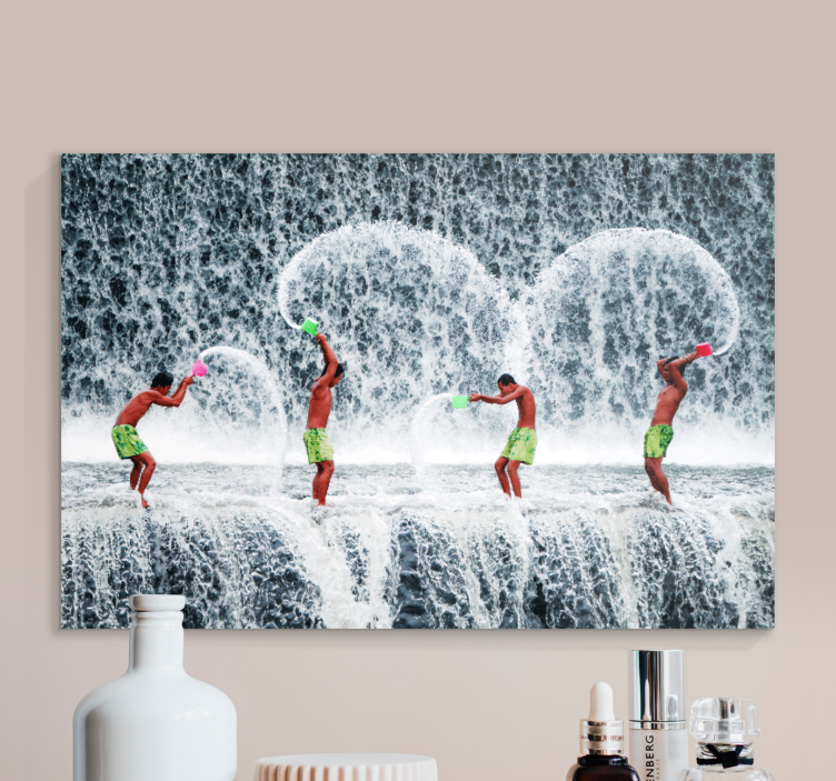 Leinwandbild sport wassersplash spiele - TenStickers