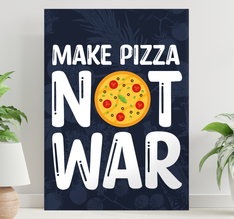 Wandbilder Sprüche Lustige zitate machen pizza - TenStickers