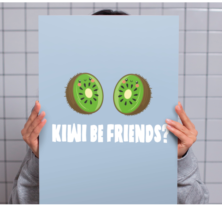 Wandbilder Sprüche Lustiges zitat mit kiwis - TenStickers