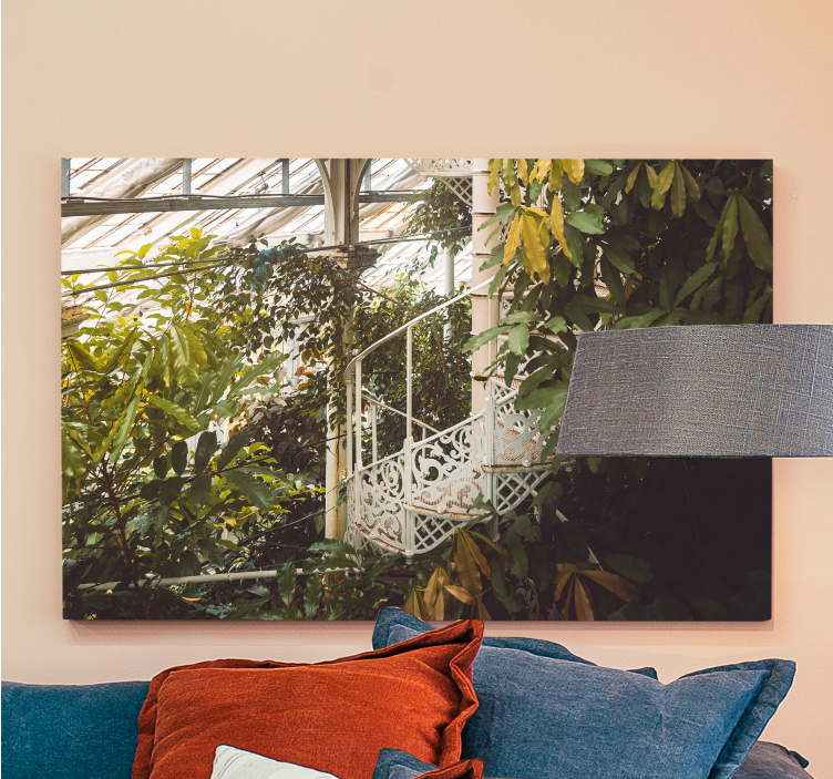 Leinwandbild üppige grüne komposition - TenStickers