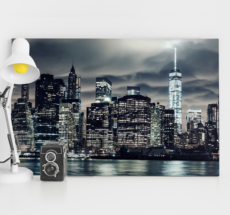 Leinwandbild skyline von new york - TenStickers