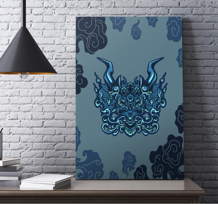 Mandala wandbilder drache inspiriertes mandala - TenStickers