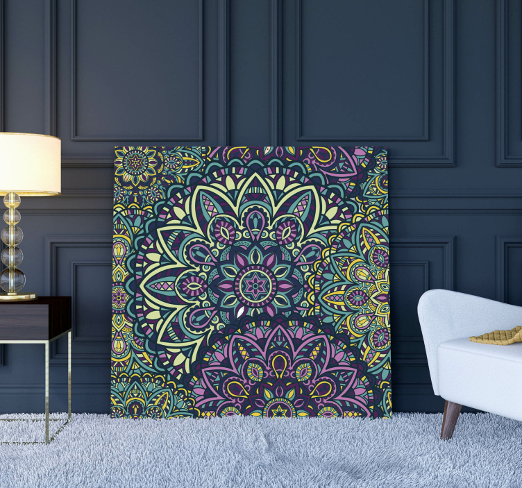 Mandala wandbilder komplexe mandala-illustration - TenStickers