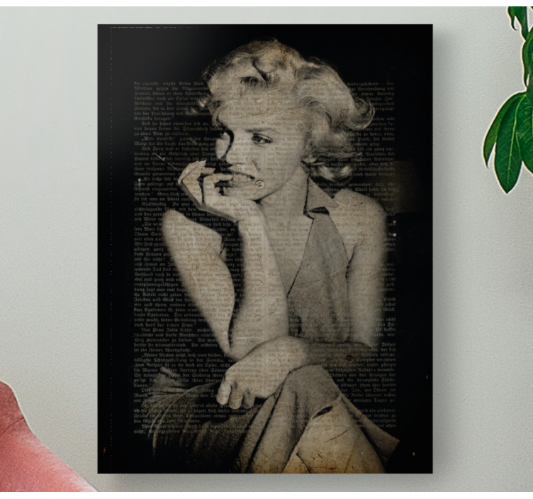 Wandbilder Vintage Vintage marlyn monroe - TenStickers