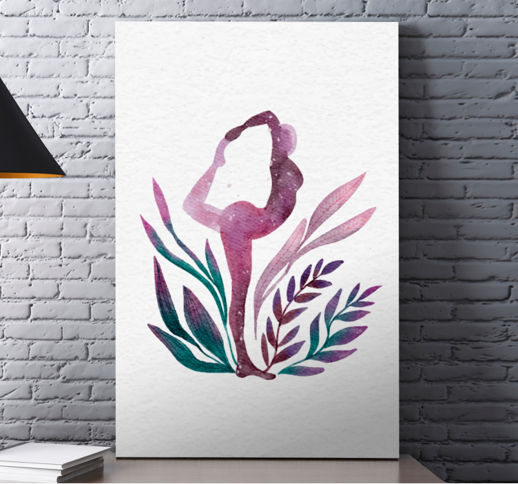 Wandbild ballerina elegante ballettsilhouette - TenStickers