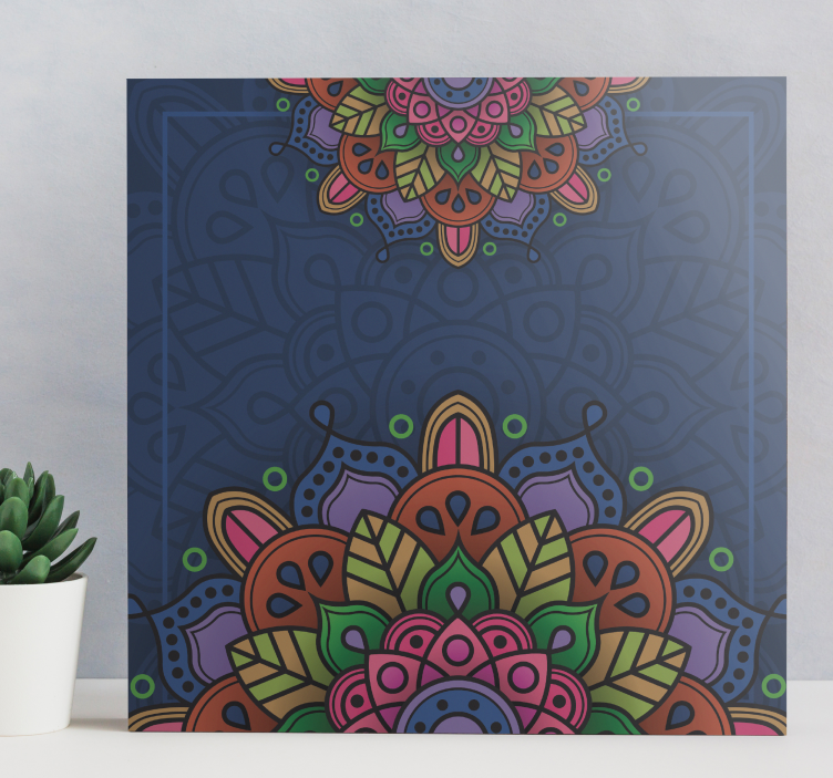 Mandala Wandbilder kompliziertes mandala-muster - TenStickers