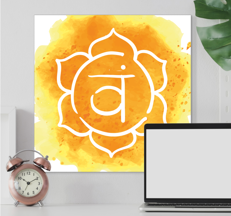 Wandbilder modern Schönes sakralchakra-symbol - TenStickers