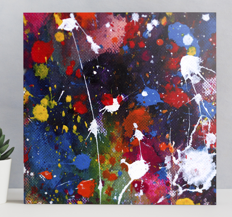 Kunst auf Leinwand Acrylfarbe - TenStickers