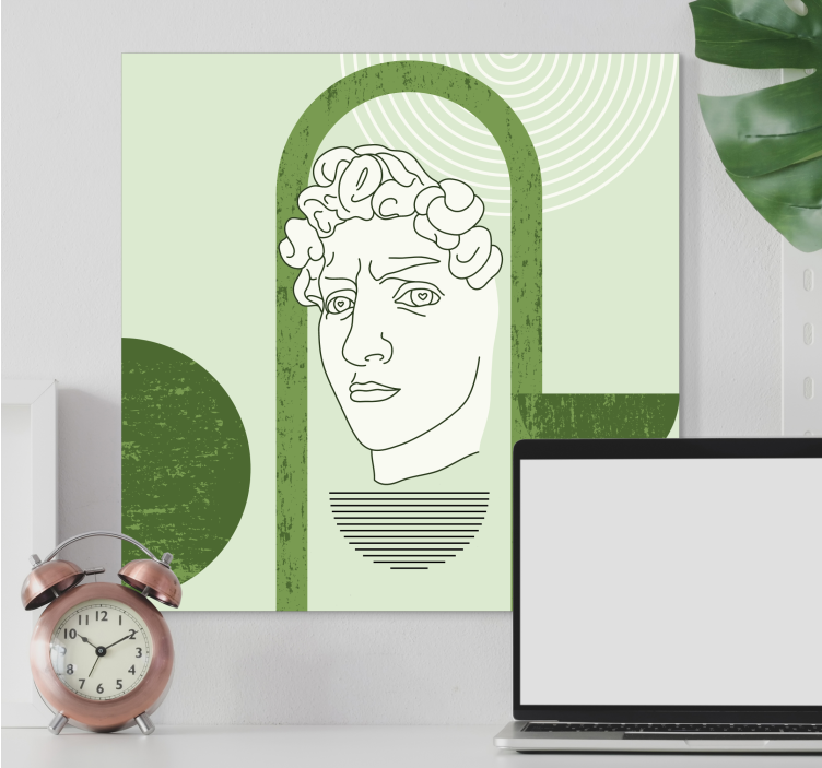 Kunst auf Leinwand David green pop-art-skulptur - TenStickers