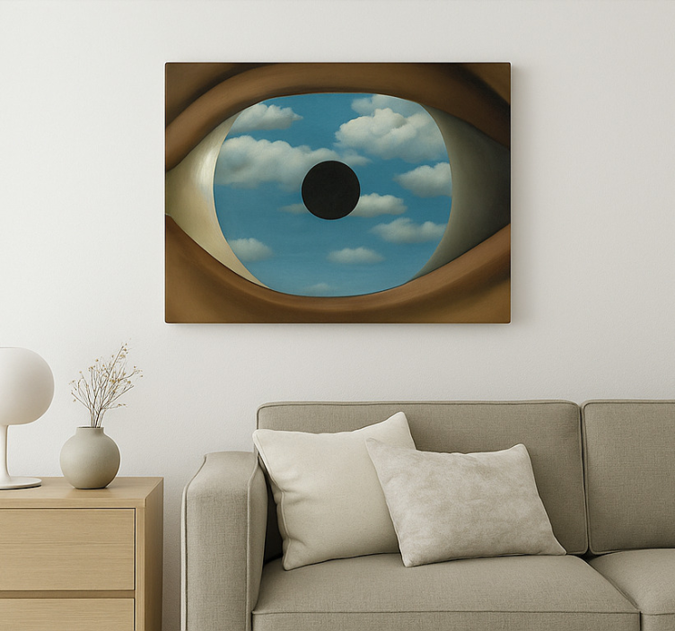 Kunst auf Leinwand der falsche spiegel - TenStickers