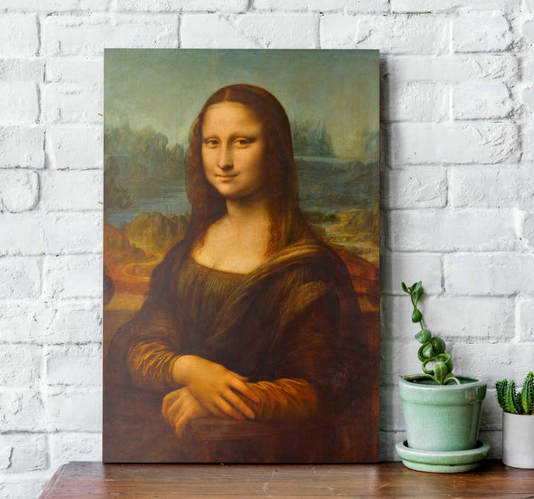 Kunst auf Leinwand die Mona Lisa von Da Vinci - TenStickers
