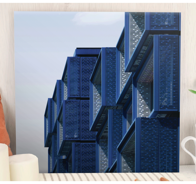 Wandbilder modern futuristische architekturstruktur - TenStickers