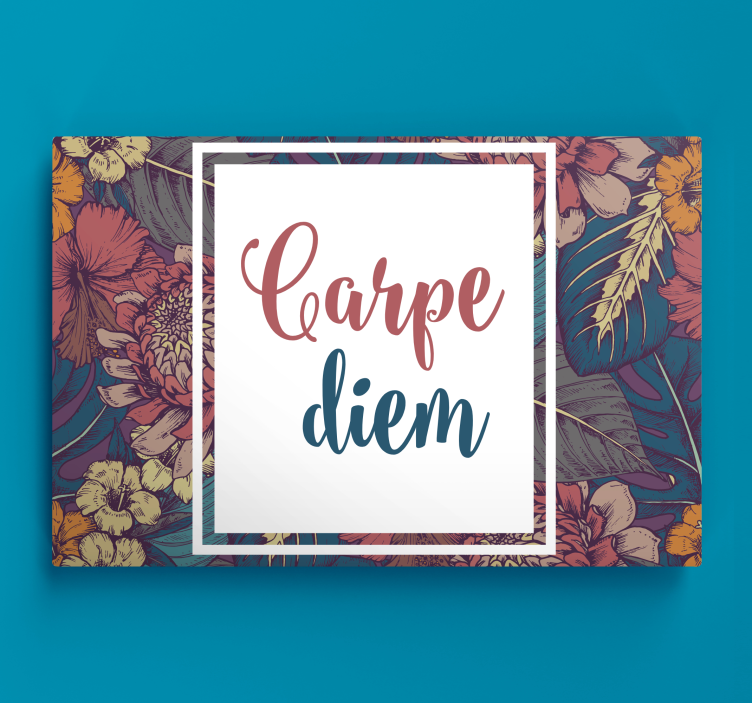 Wandbilder sprüche carpe diem motiv - TenStickers