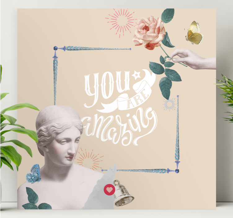 Wandbilder sprüche du bist erstaunlich - TenStickers