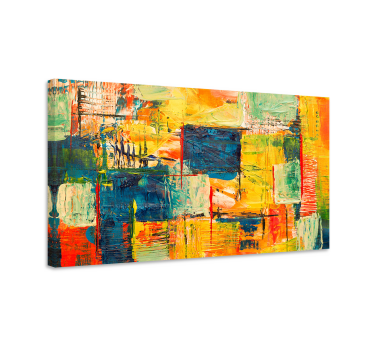 Wandbild modern Buntes mosaik - TenStickers