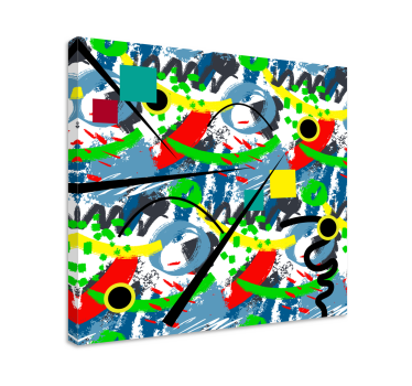 Wandbild abstrakt Kandinsky-stil abstrakt - TenStickers