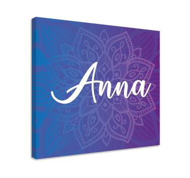 Wandbild Mandala Personalisiertes mandala - TenStickers