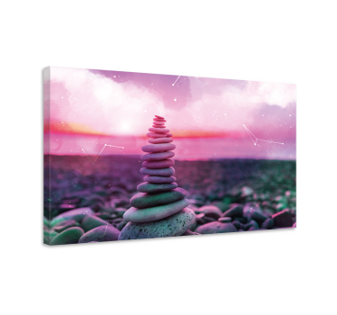 Leinwandbild Zen Zen steine - TenStickers