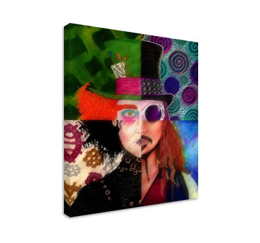 Wandbild Persönlichkeit Personajes johnny depp - TenStickers