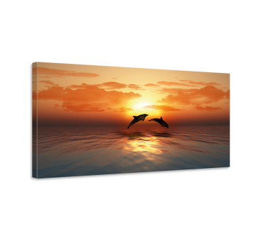 Wandbilder 3D 3D definiert nadando - TenStickers