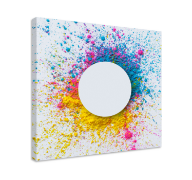 Wandbilder Kunst Kreis spritzen - TenStickers