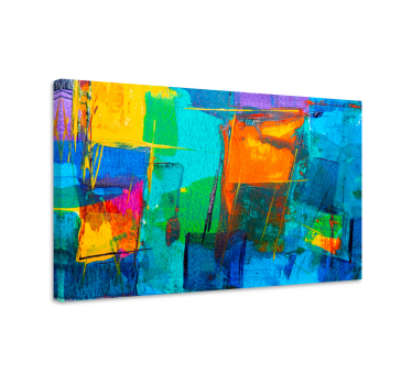 Wandbilder Kunst Kinder malen spritzer - TenStickers