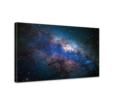 Leinwandbild Landschaft Stille galaxie mit sternen - TenStickers
