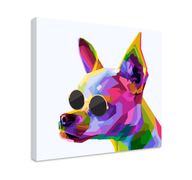 Wandbilder hunde lebendige hundefotografie - TenStickers