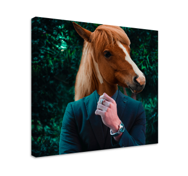 Leinwandbild Tiere Herr pferd - TenStickers