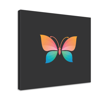 Wandbild schmetterling lebendige schmetterlingsdarstellung - TenStickers