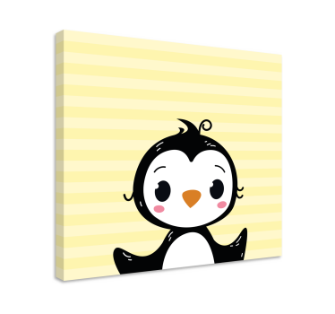 Wandbild tier süßer pinguin als deko - TenStickers