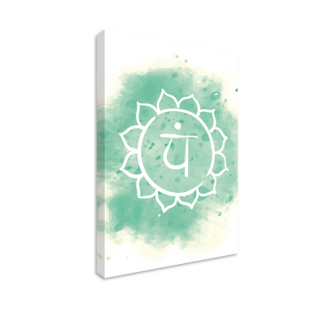 Zen bilder leinwand mit meditationssymbol - TenStickers