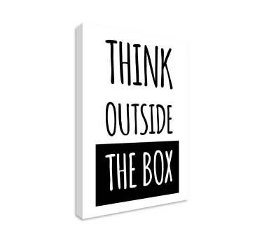 Wandbild Motivation Querdenken - TenStickers