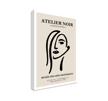 Wandbilder Kunst Atelier noir - TenStickers