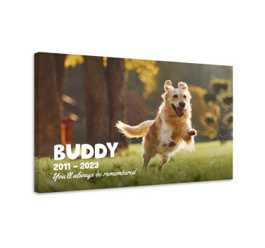 Wandbild Wohnzimmer geliebter Haustier - TenStickers