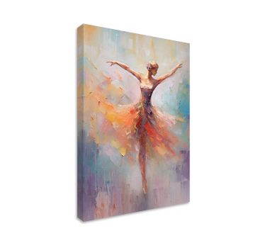 Kunst auf Leinwand balletttänzer - TenStickers
