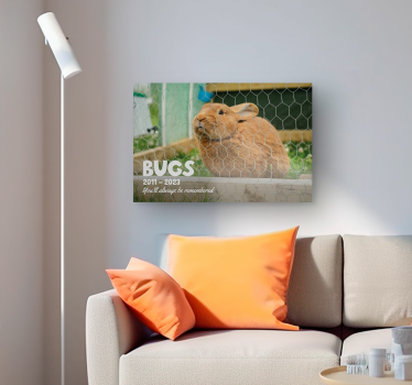 Wandbild Wohnzimmer geliebter Haustier - TenStickers