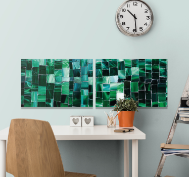 Leinwand Mosaik Mosaico cerámica rota - TenStickers